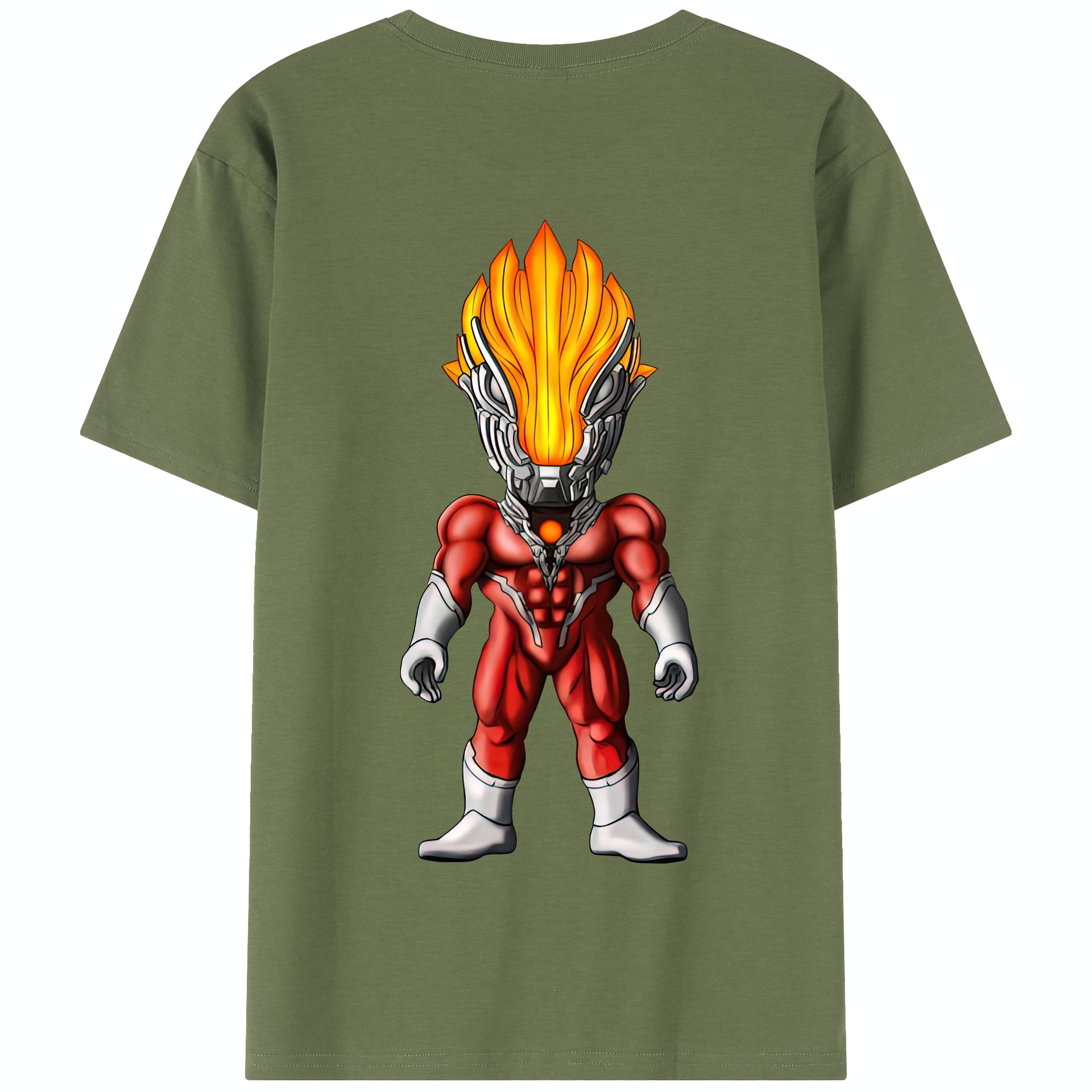 （画像用） ウルトラマン Ultraman 綿100％半袖Tシャツ（背面プリント）